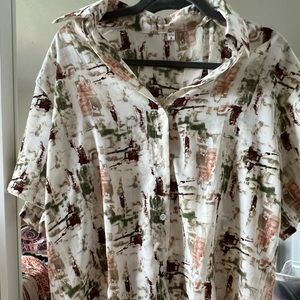 Short sleeve button up shirt